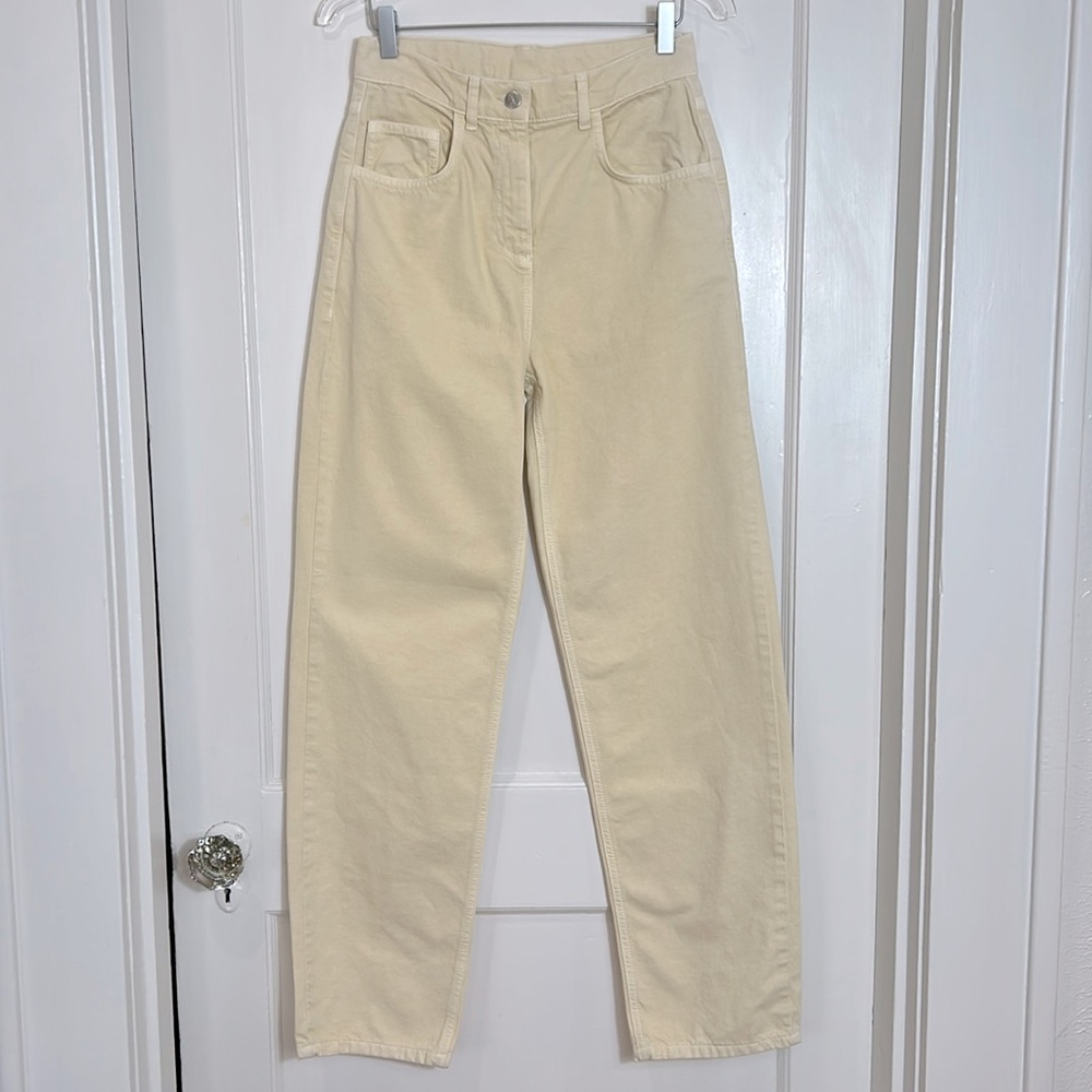 Reclaimed Vintage  Inspired 90's Dad Jean Washed Yellow 26